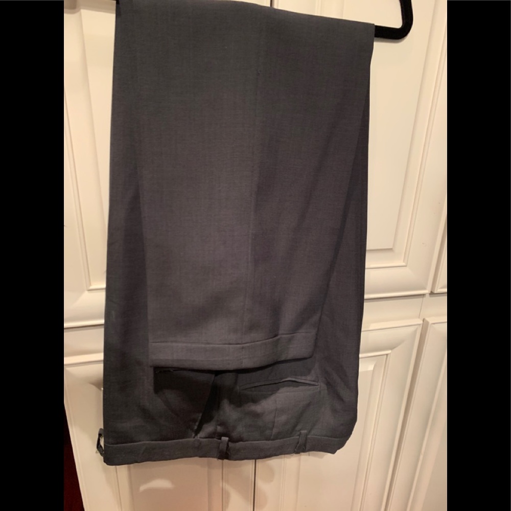 Haggar men’s charcoal gray weave pants 40 x 32